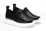Sneakersy damskie na platformie Czarny