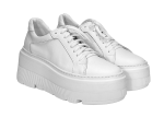 Sneakersy na platformie białe