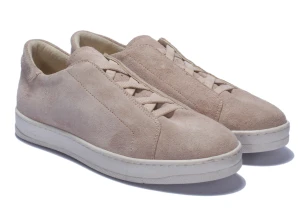 Sneakersy na platformie beż